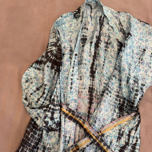 Multicolor Tie-Dye Robe - Picture 2 of 3